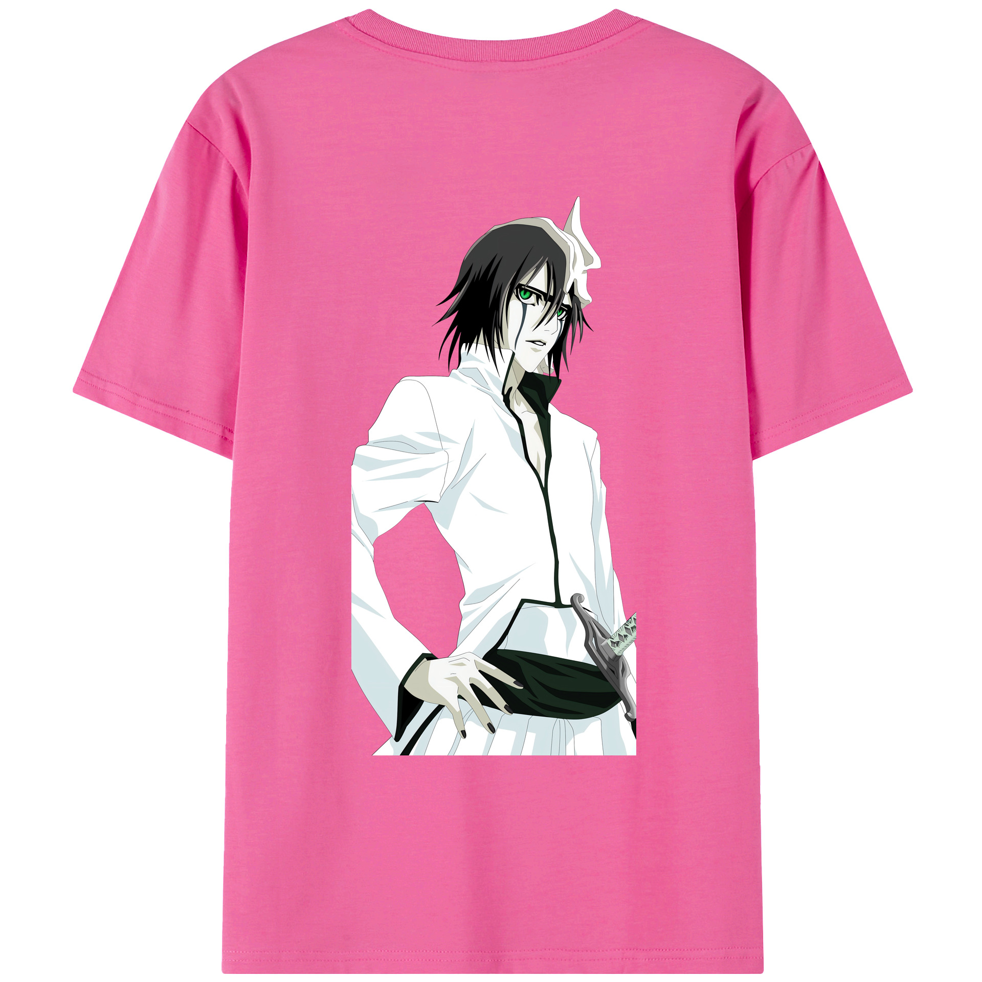 （画像用） ブリーチ ウルキオラ·シファー BLEACH Ulquiorra cifer レディース半袖Tシャツ(バックプリント)